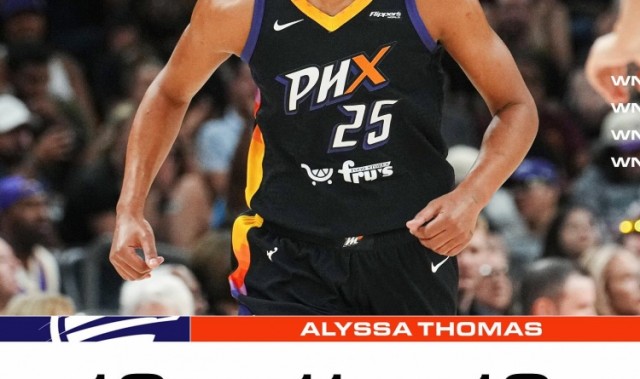 九游-艾莉莎-托马斯单季八次三双刷新WNBA历史纪录，荣膺三双女王！